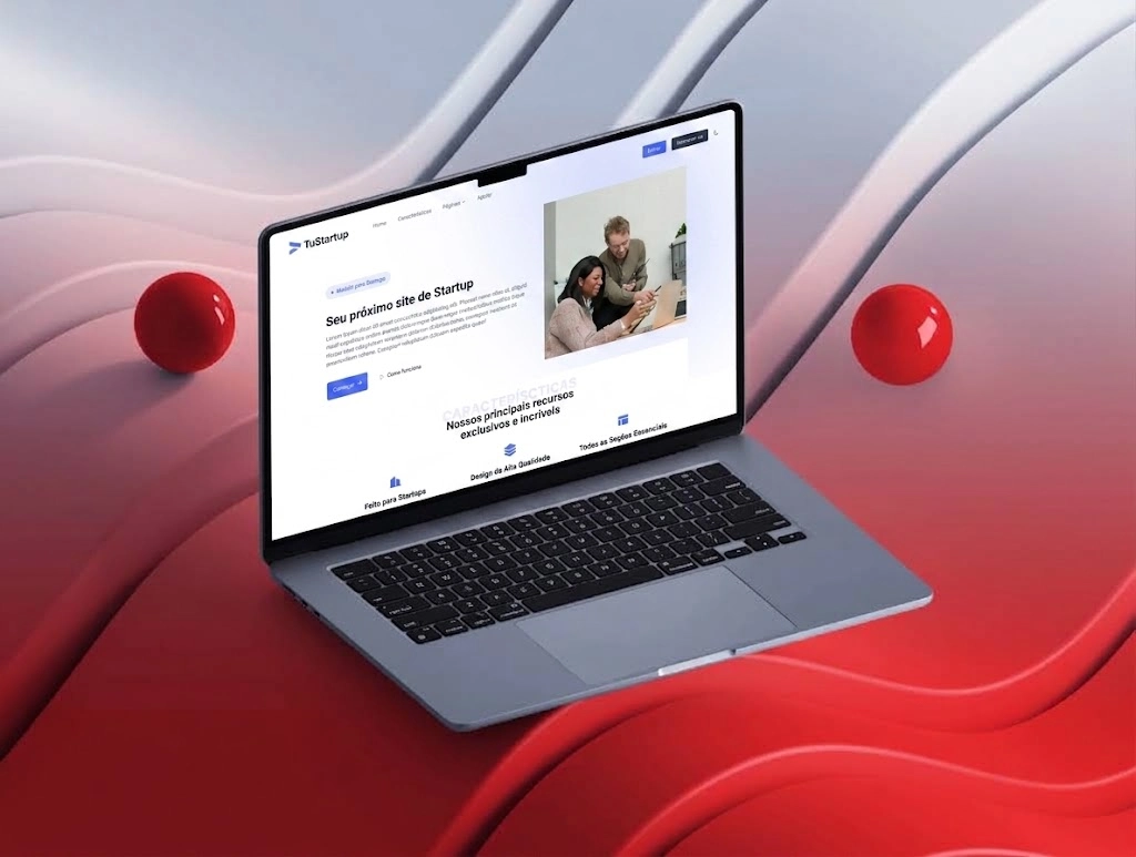 Seu próximo site de Startup